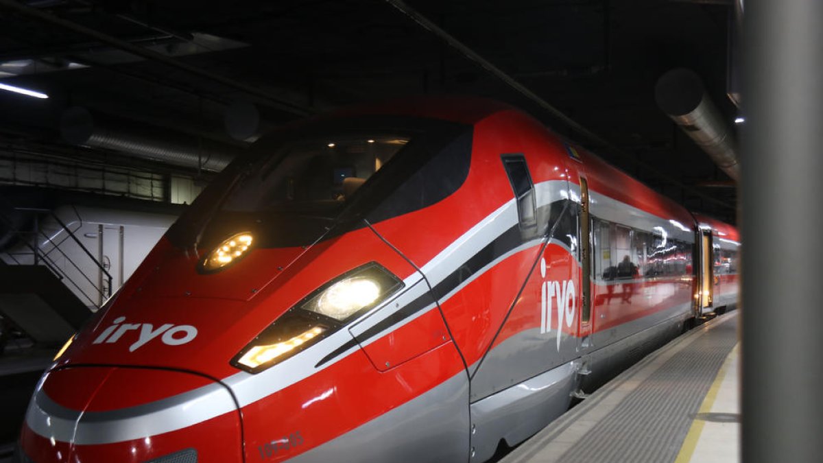 Un tren Iryo.