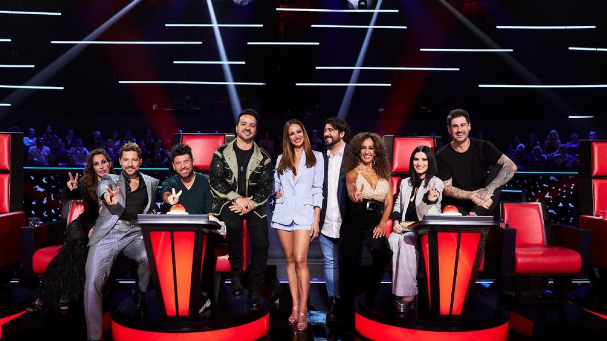 Los coaches con los fundacionales.