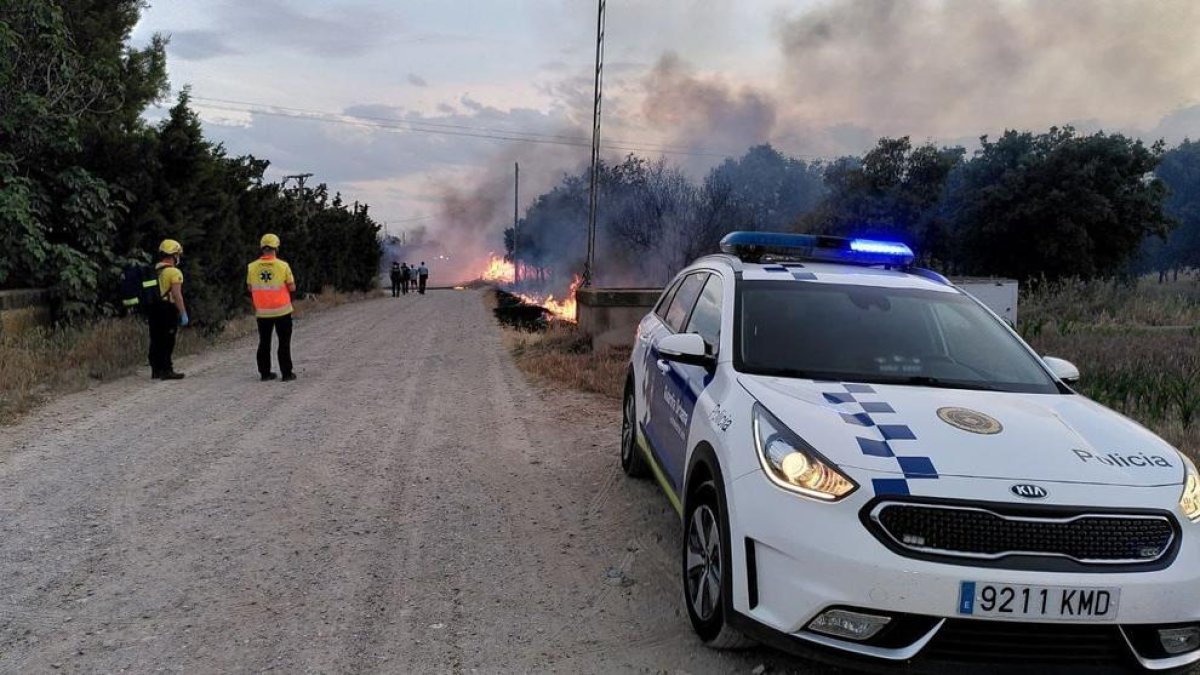 Imatge d'arxiu d'un incendi a Sucs