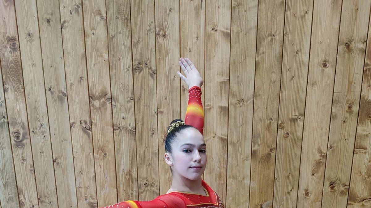 Ares López, en la competición de este miércoles.