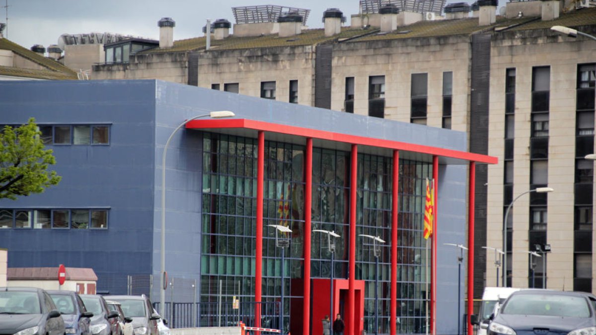 Vista de la comisaría de los Mossos d’Esquadra en Lleida.