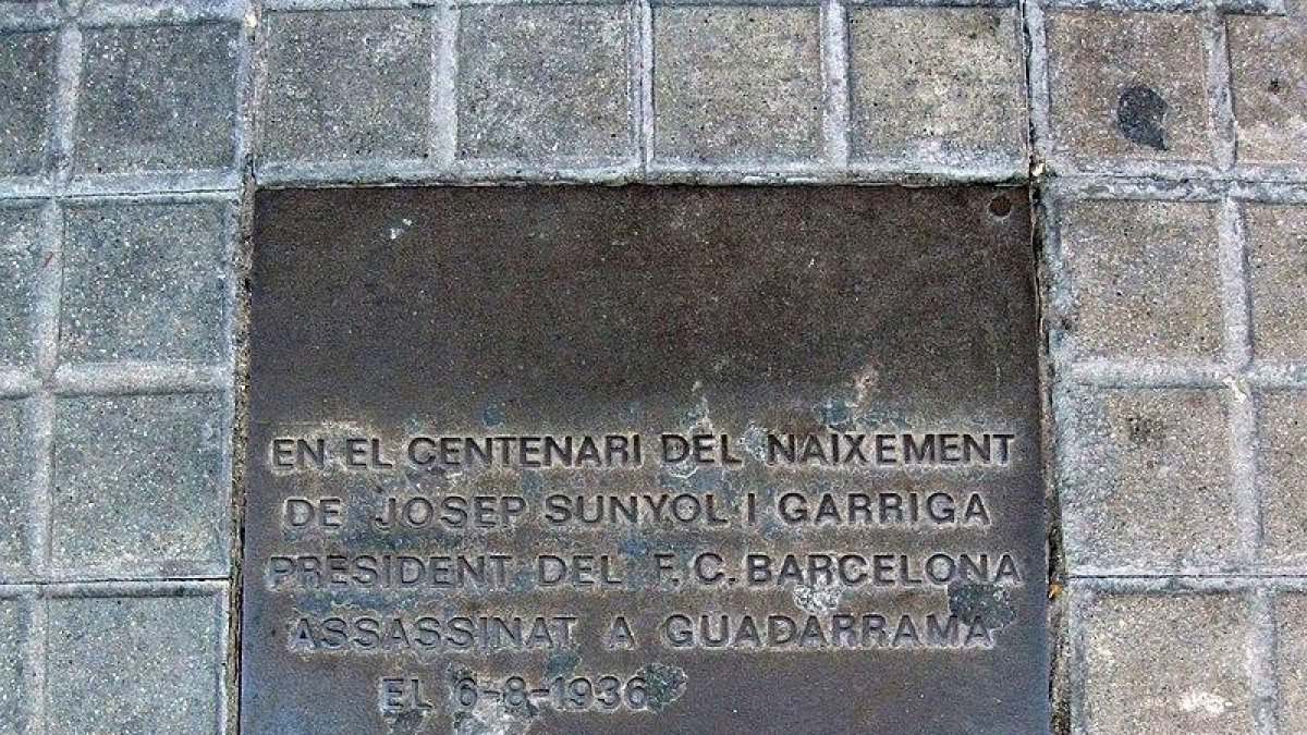 Autoritzen la recerca de les restes del president del Barça Josep Sunyol, afusellat el 1936 prop de Madrid