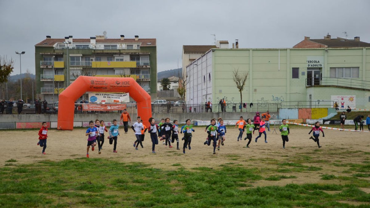 Una de les curses que es van disputar per categories a Tremp.