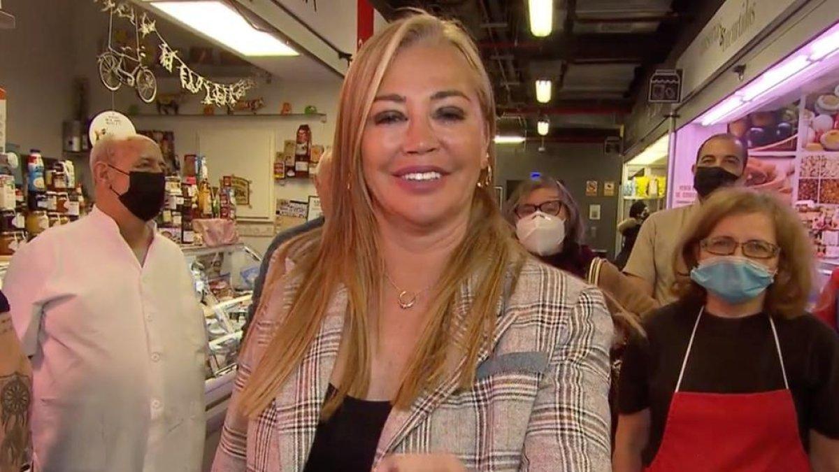 Belén Esteban, en su nuevo destino.