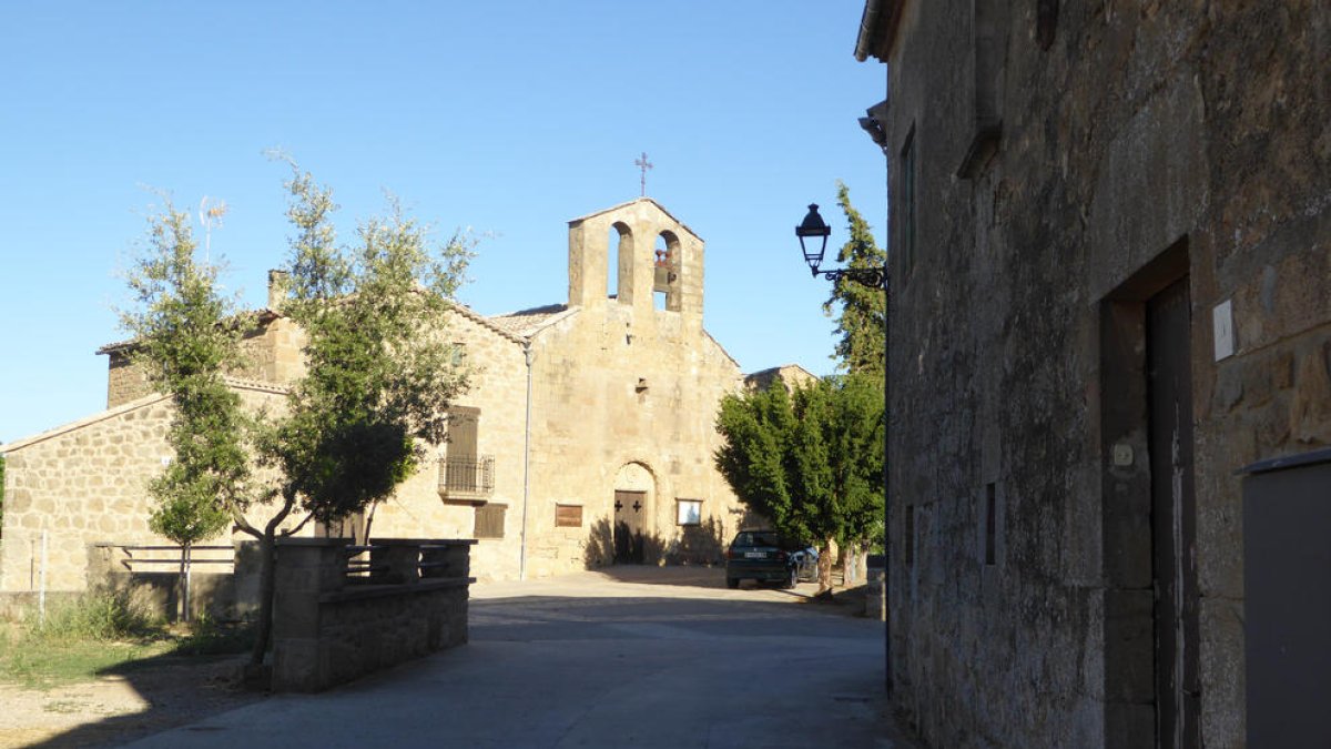 Imagen de la iglesia de Sant Climenç de Pinell de Solsonès.