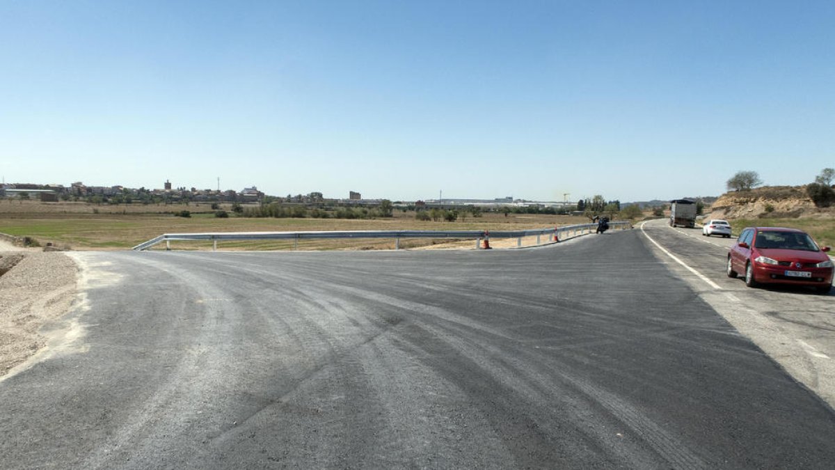 L’accés per a camions que ha entrat en servei aquesta setmana.