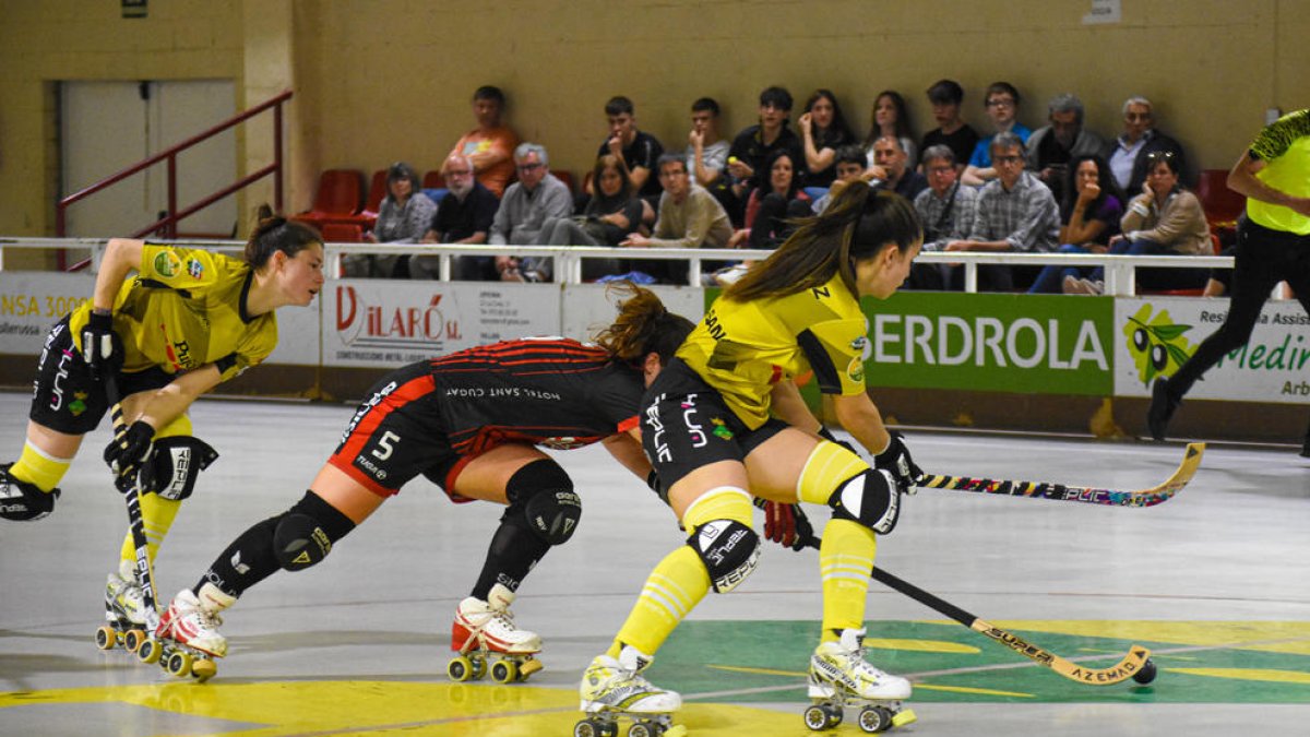 El Vila-sana, en un reciente partido correspondiente a la OK Liga.