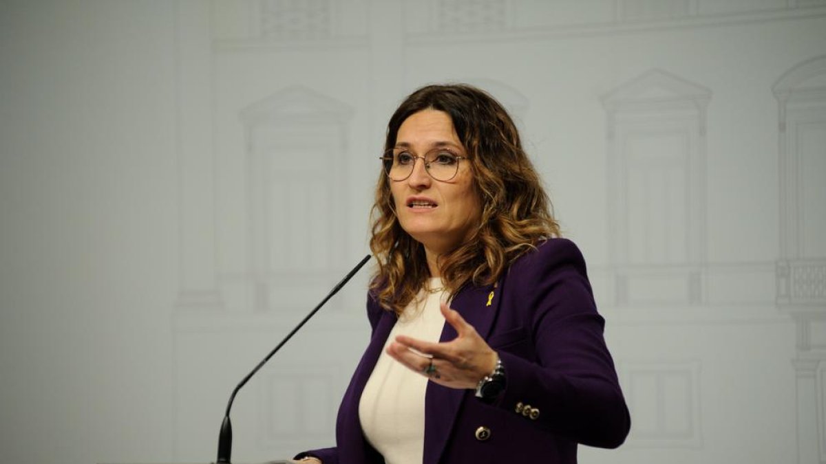 La consellera de Presidència de la Generalitat, Laura Vilagrà.