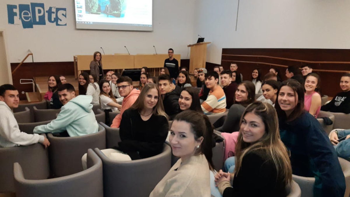 Estudiantes de Educación de la Universitat de Lleida.