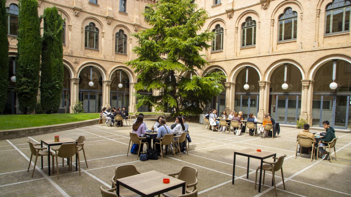 Estudiantes de Educación de la Universitat de Lleida.