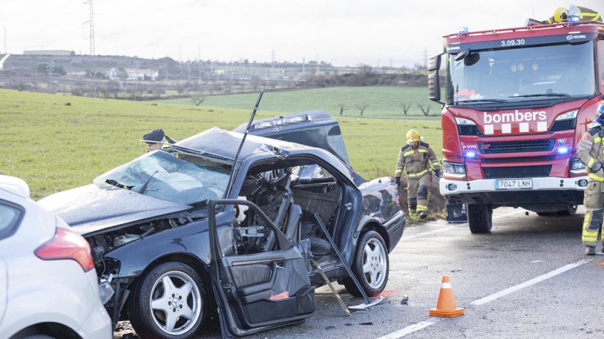 Uno de los accidentes mortales de este año en las comarcas de Lleida.