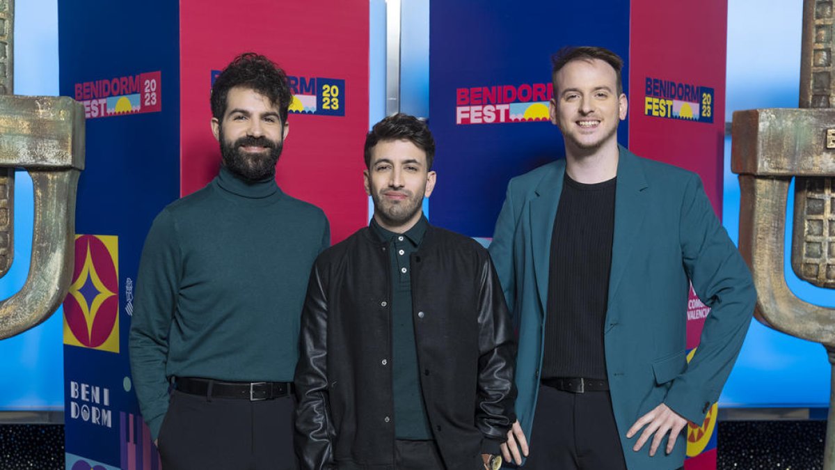 D’esquerra a dreta, els integrants de Siderland: Albert Sort, Uri Plana i Andreu Manyós.