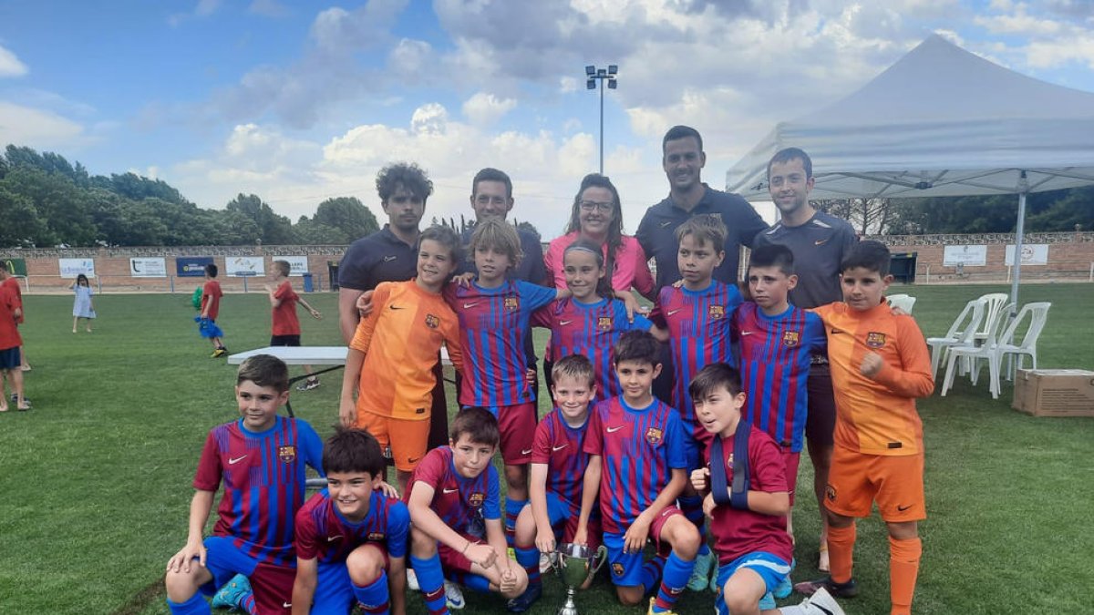 L’equip del Barça que es va proclamar campió del torneig.