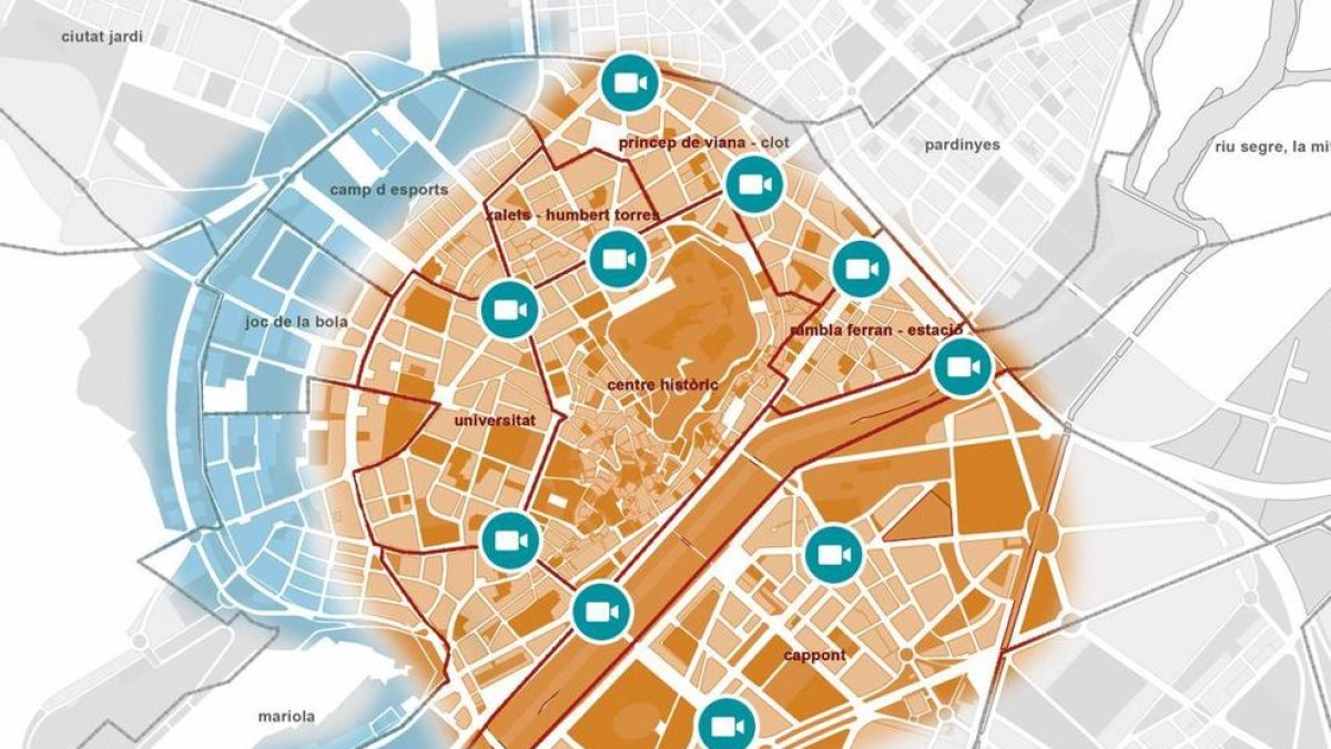 Així serà la Zona de Baixes Emissions de Lleida