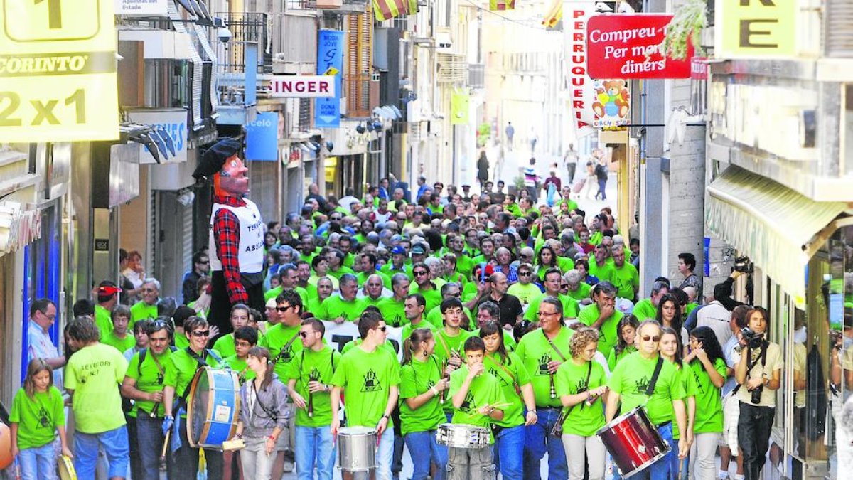 Manifestació contra l’abocador de Seròs el 2010 a Lleida.