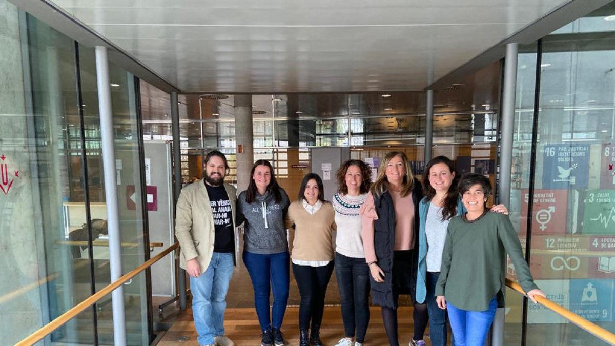 Alguns dels educadors socials amb plaça a Lleida.