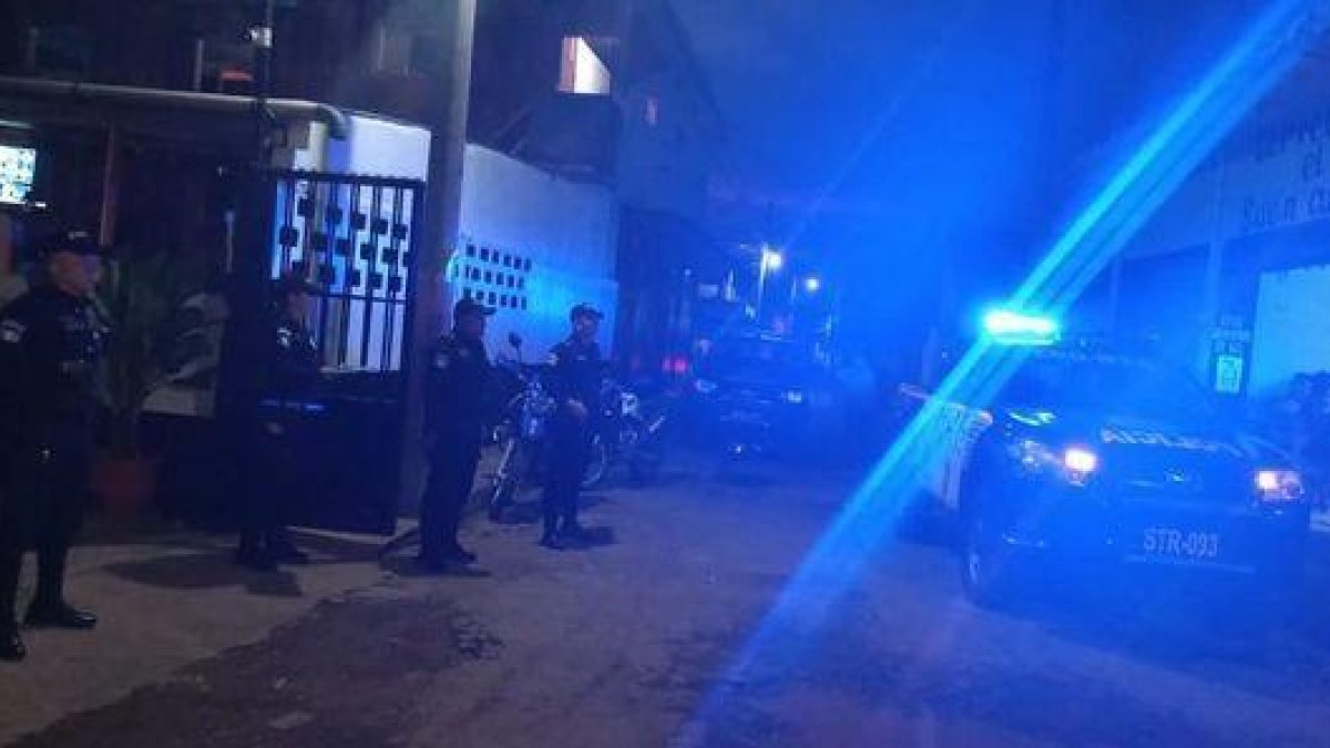 Imagen del escenario del tiroteo