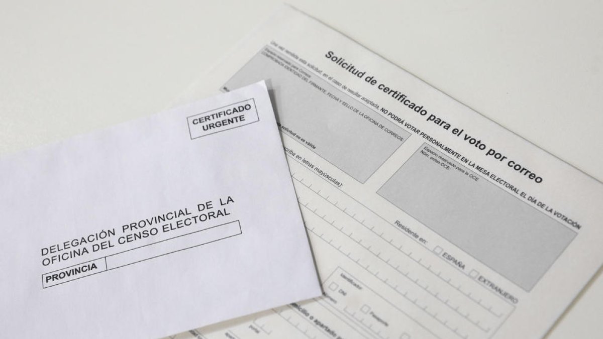 Així es pot demanar el vot per correu per internet