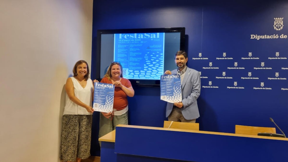 Presentació ahir de la FestaSal que se celebrarà dissabte.