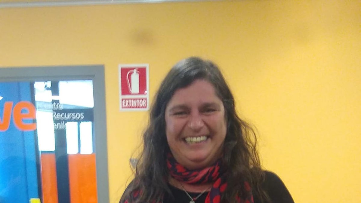 Arantxa Delgado tras proclamarse el lunes campeona nacional.