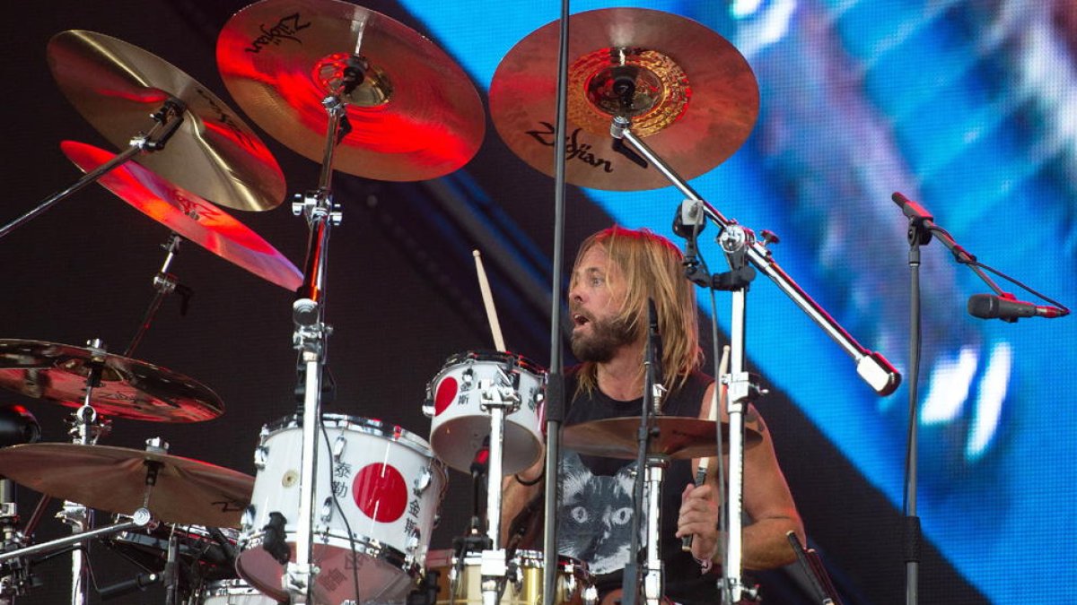 Imatge de Taylor Hawkings, bateria de Foo Fighters.