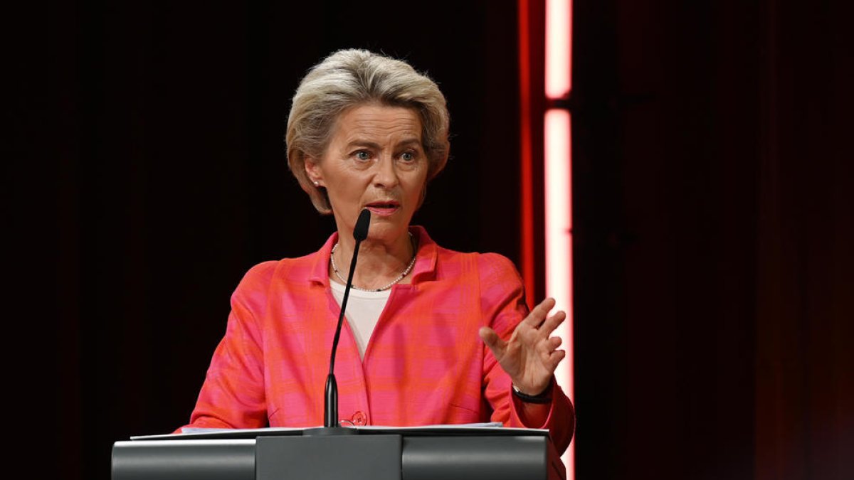 La presidenta de la Comisión Europea, Ursula von der Leyen.