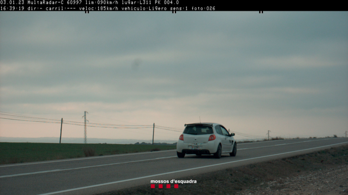 L'enxampen a 185 km/h en una carretera de Cervera i acaba detingut per drogues a la Seu