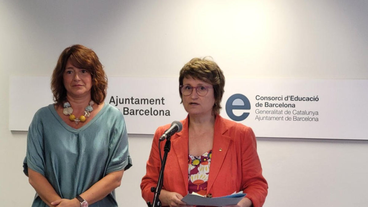 La consellera, Anna Simó, dilluns passat quan va anunciar que s’estaven plantejant mesures.