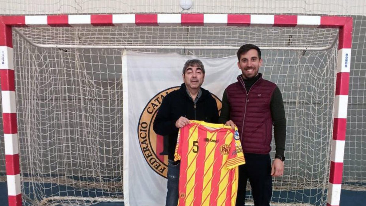 José Luis Torres i el nou seleccionador, Joan Martínez.