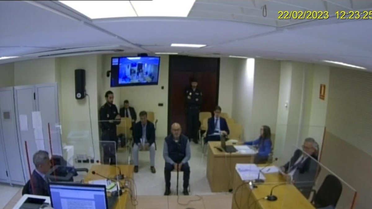 Juan Bernardo Fuentes en seu judicial el 22 de febrer.