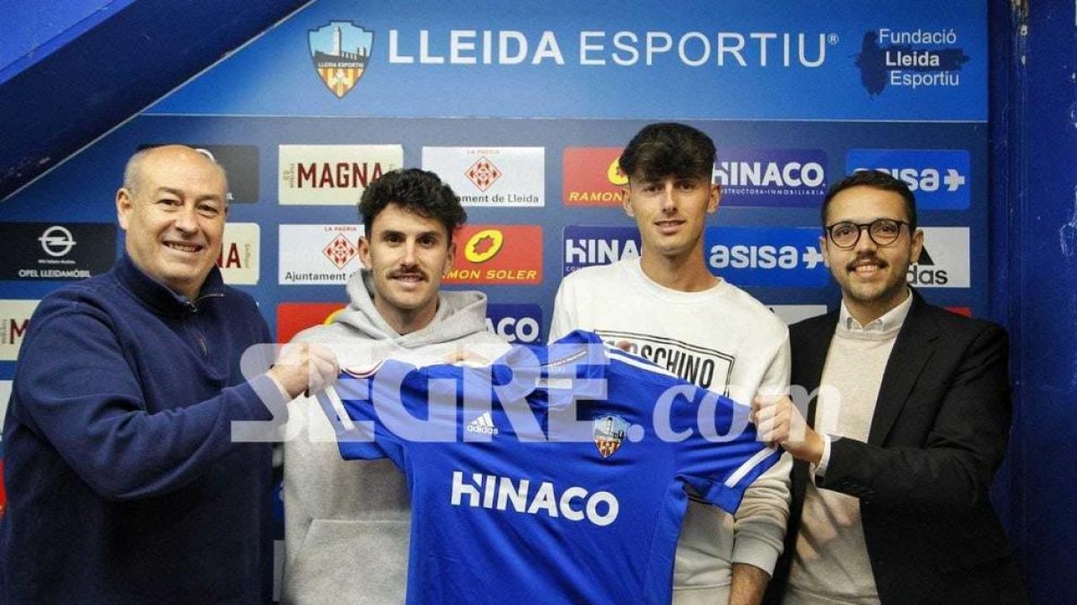 El Lleida Esportiu presenta Sabater i Rivas