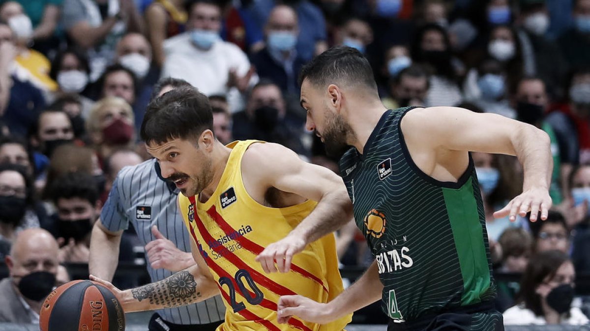 Laprovittola va estar discret en el seu retorn a Badalona.