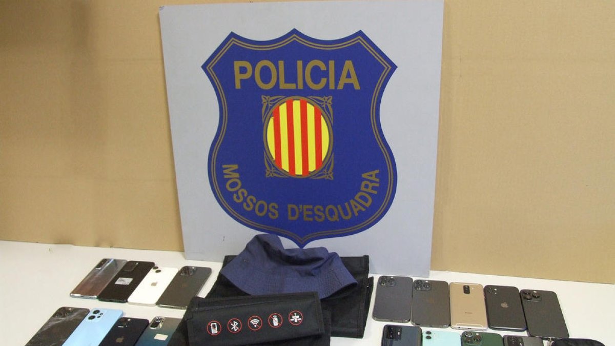 Los objetos recuperados.