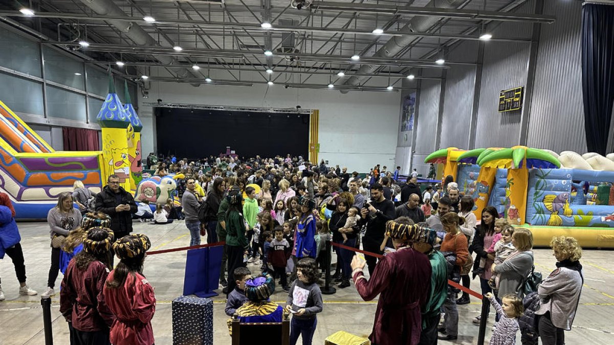 La patge reial, dimarts al Parc de Nadal de les Borges.