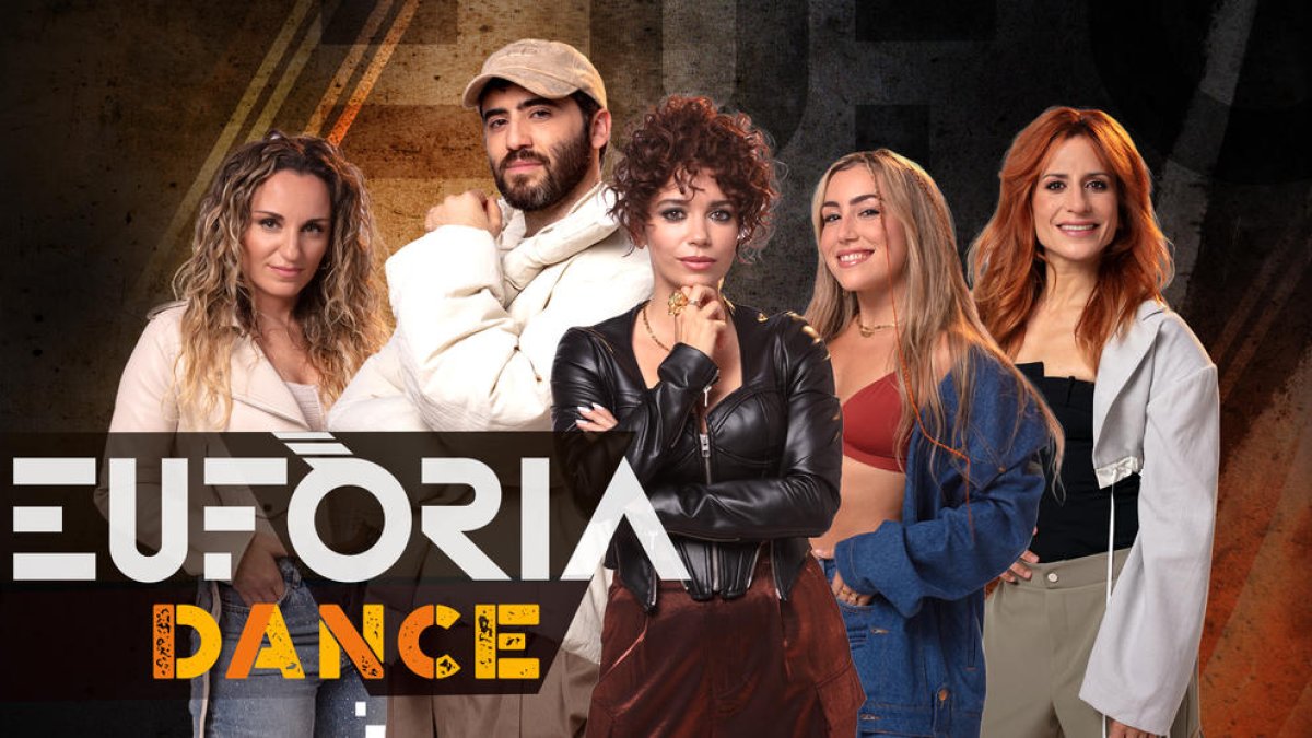Cartel promocional del concurso de bailarines.