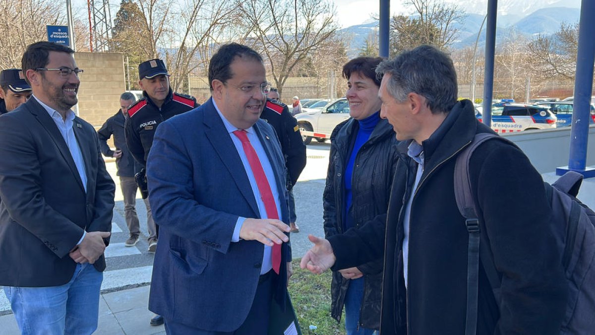 L'arribada de divuit mossos a la Seu d'Urgell fa un any contribueix a augmentar un 30% la resolució de fets delictius