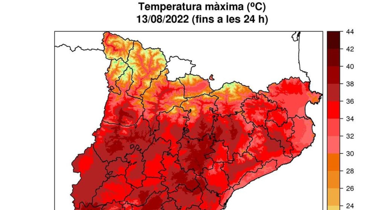 Quatre municipis de Tarragona i un de Barcelona van registrar temperatures rècord aquest dissabte