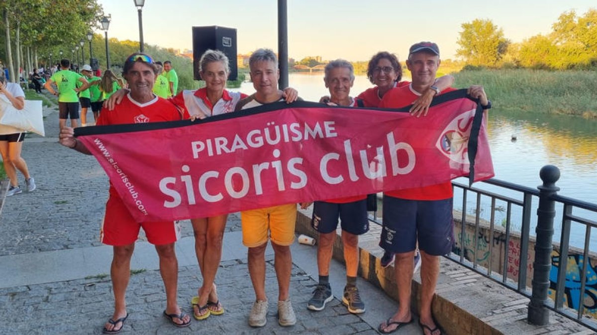 Palistes del Sícoris participants aquest cap de setmana en el Campionat d’Espanya de Rius i Travessies.