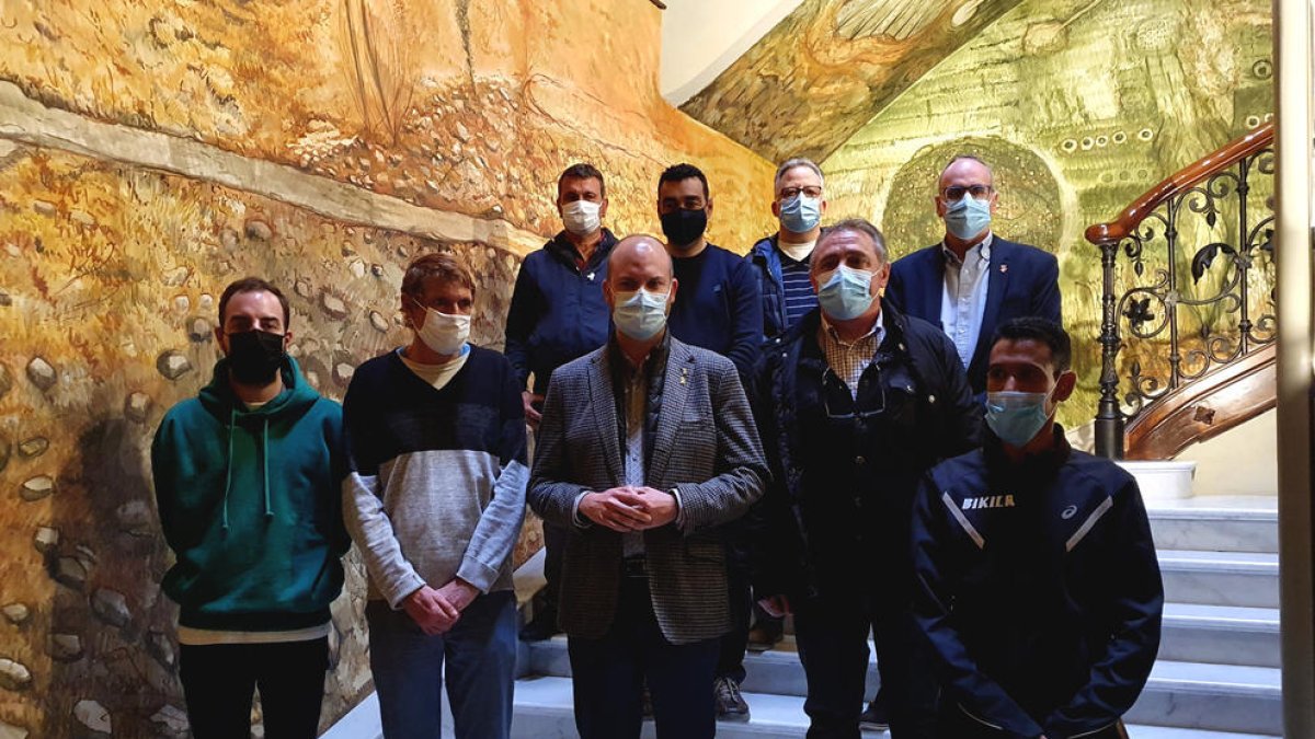 El acto de presentación del Maratón de Lleida ha tenido lugar a la Diputación.