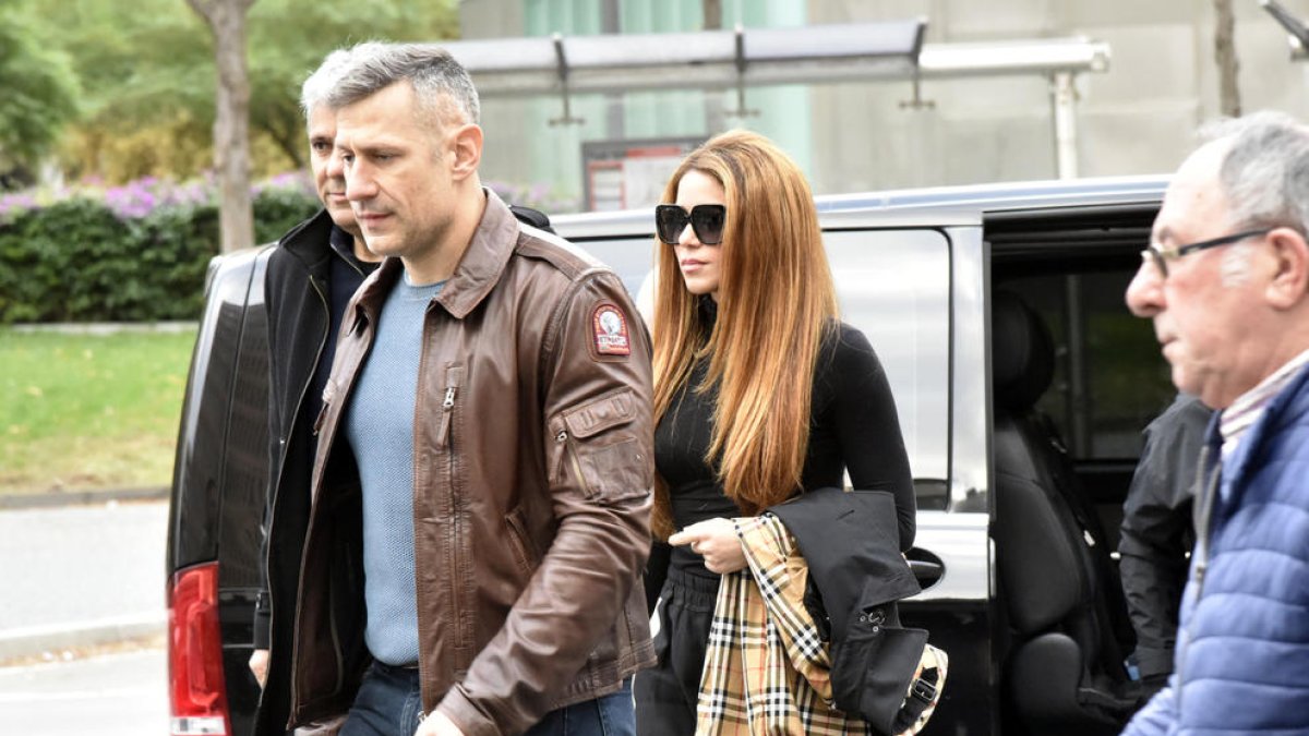 Shakira, antes de ratificar la demanda de separación.