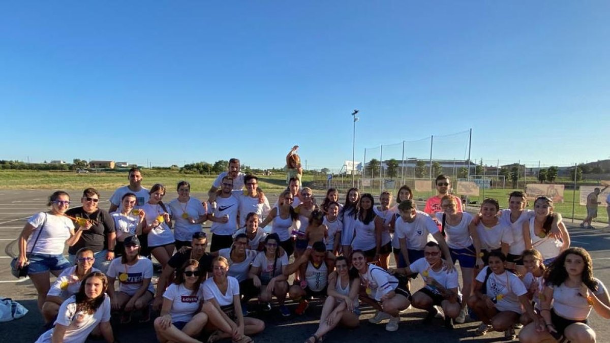 Golmés organizó una gincana en el marco de sus fiestas.