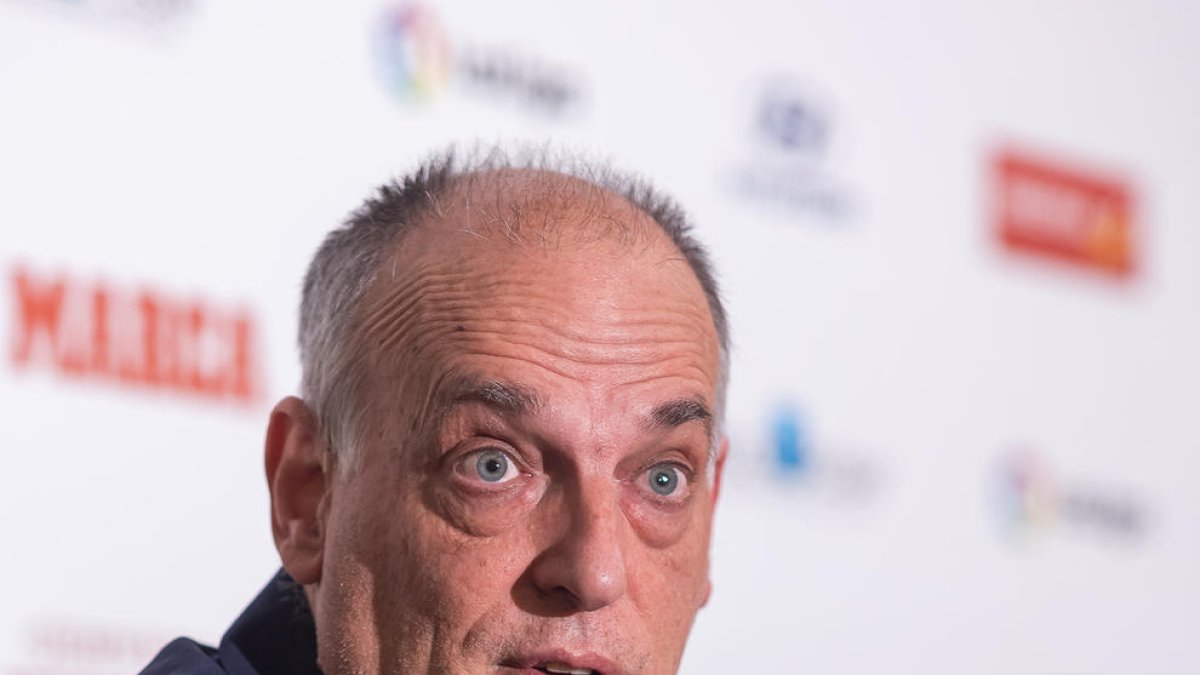 Javier Tebas, en una imagen de archivo.