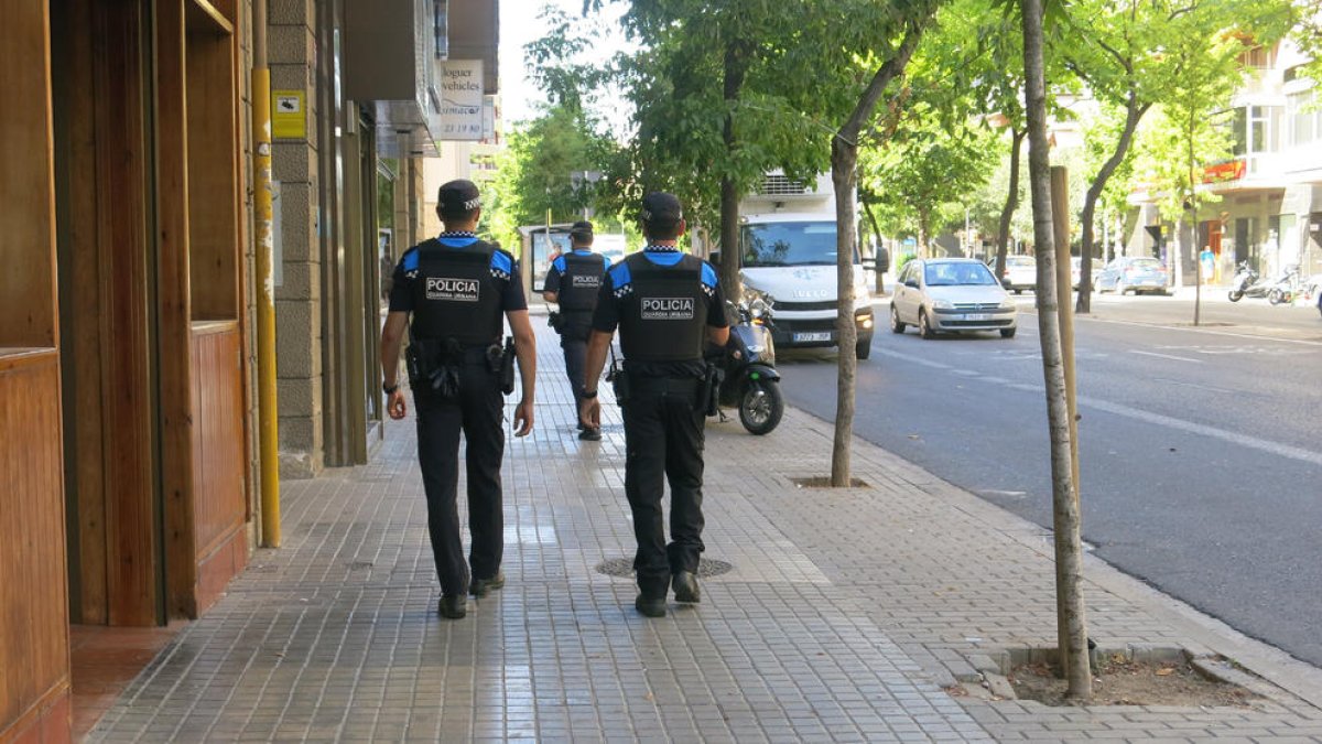 Imatge d’arxiu d’agents de la Guàrdia Urbana.