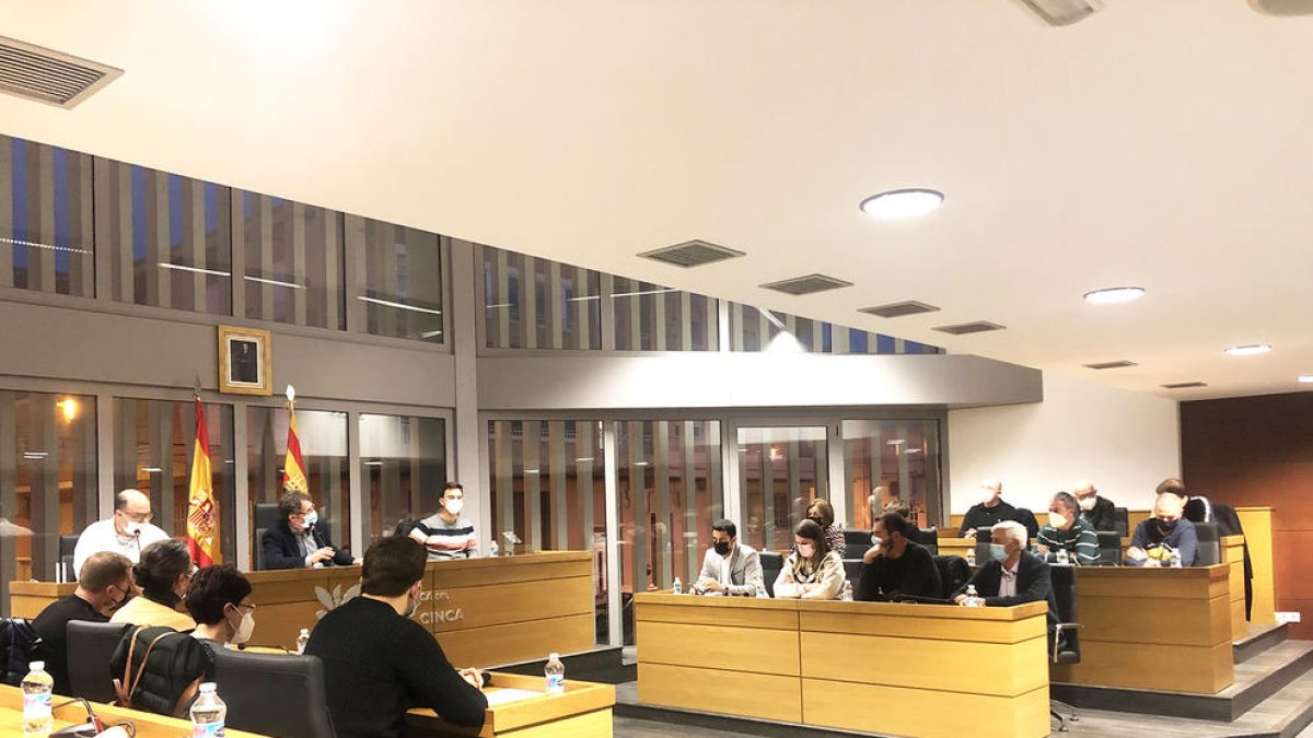 El ple de la comarca que va aprovar el pressupost.