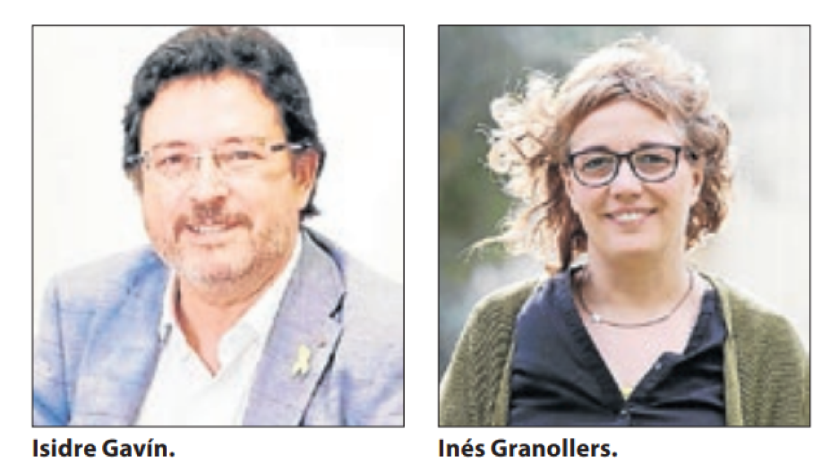 Els quatre candidats, Isidre Gavín, Inés Granollers, Sara Bailac i Montse Mínguez