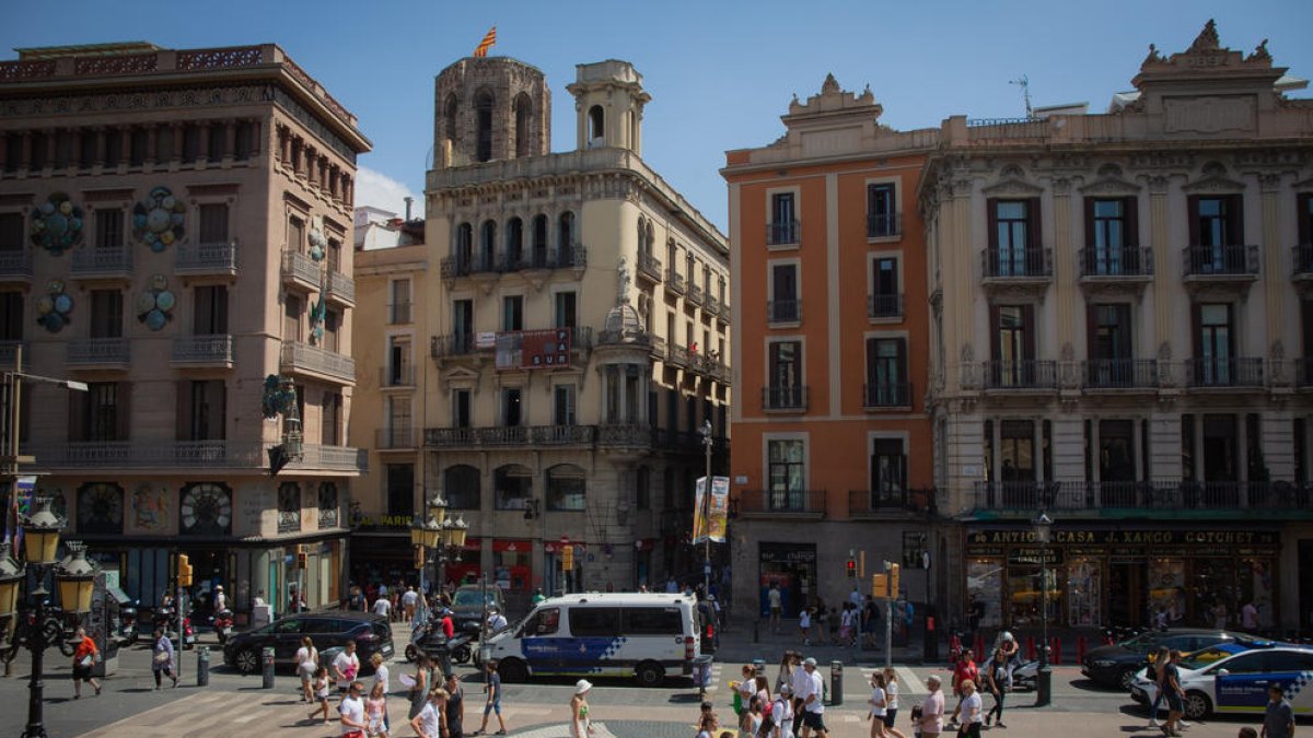 Las Rambles de Barcelona, escenario del atropello masivo del 17 de agosto de 2017.