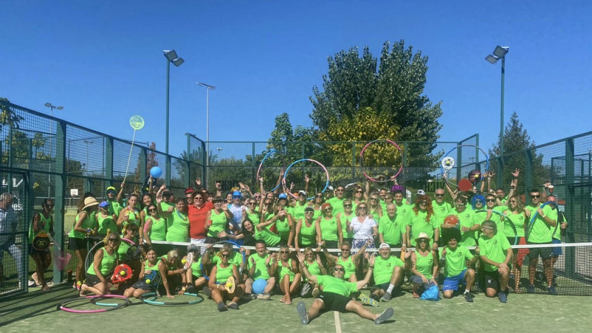 Participantes en el torneo Pàdel Templers que se celebró el pasado fin de semana en el CT Urgell.
