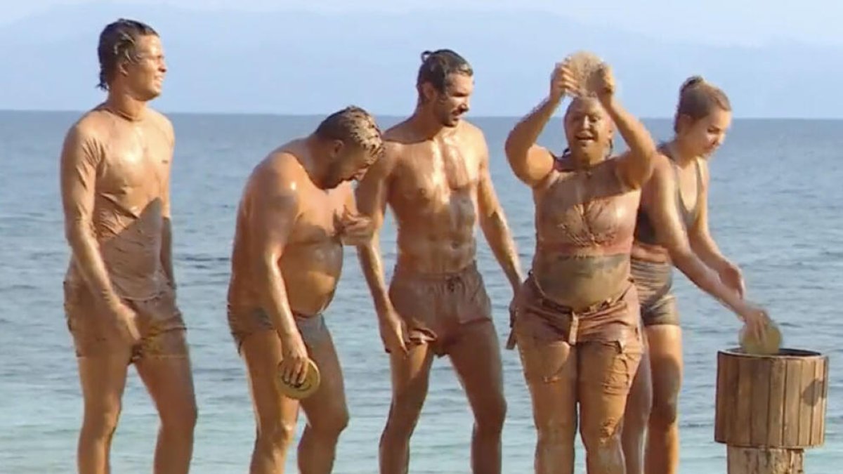 La tradicional prueba del barro.