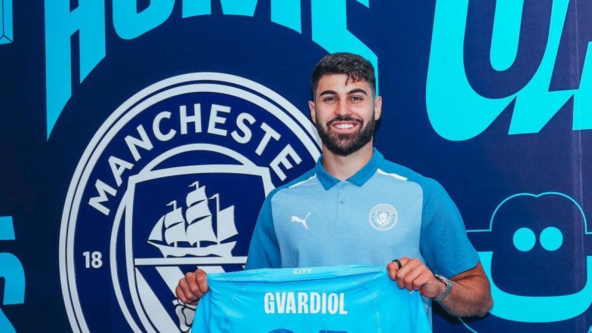 El City va anunciar ahir el fitxatge de Josko Gvardiol.