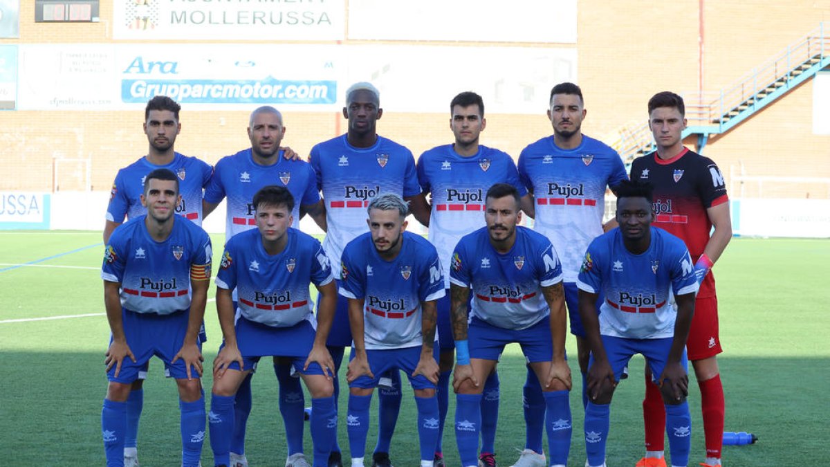 Primer once inicial del Mollerussa de esta temporada.
